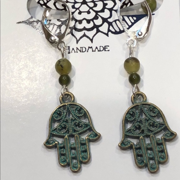 Hamsa Earrings - Picture 4 of 7